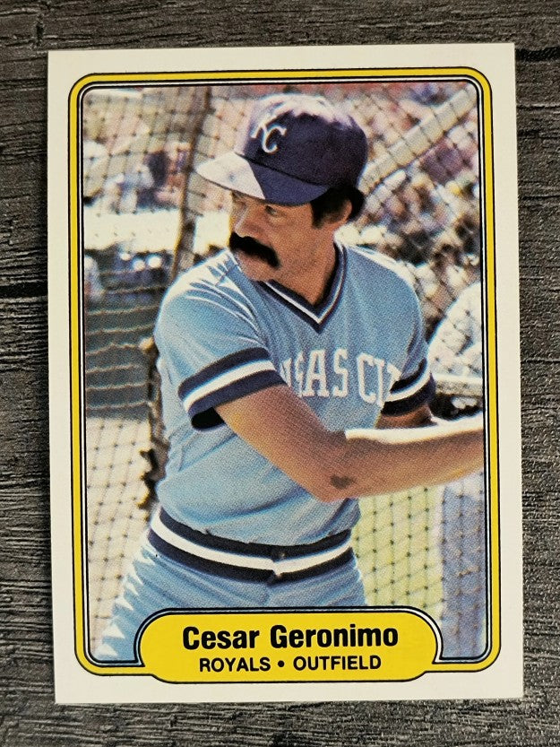 1982 Fleer #409 Cesar Geronimo