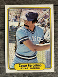 1982 Fleer #409 Cesar Geronimo