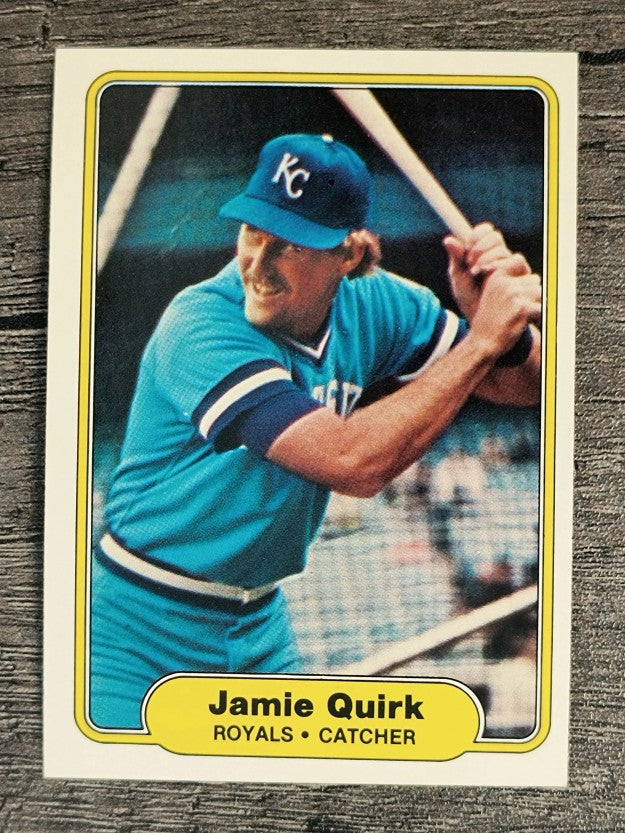 1982 Fleer #421 Jamie Quirk