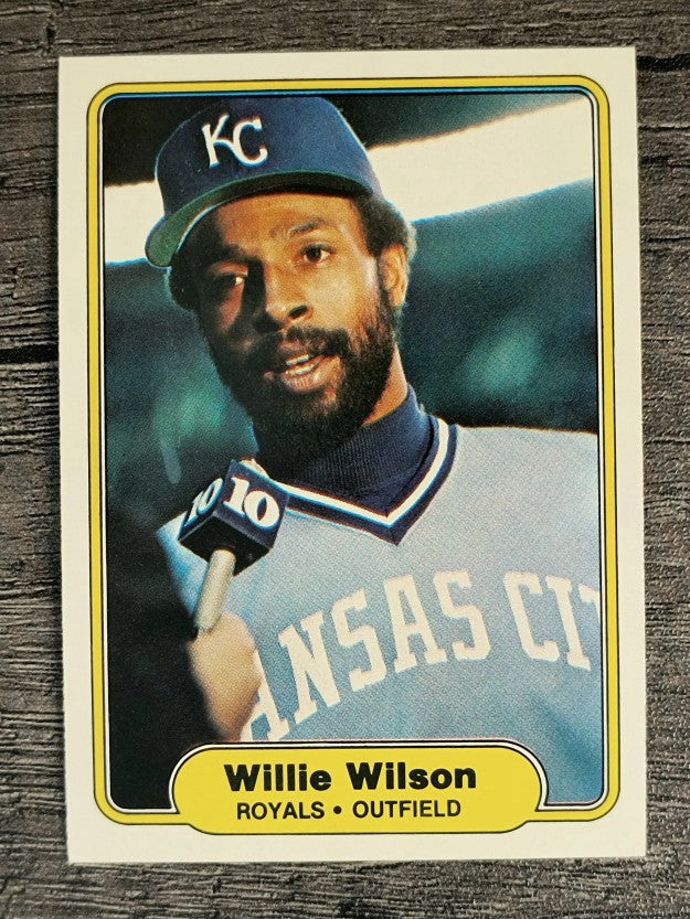 1982 Fleer #427 Willie Wilson