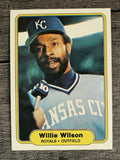 1982 Fleer #427 Willie Wilson