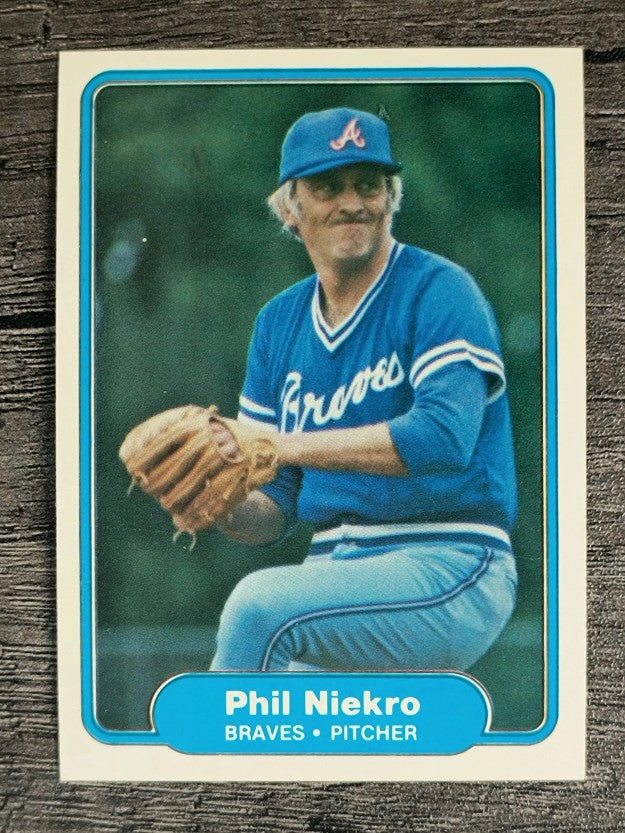 1982 Fleer #444 Phil Niekro