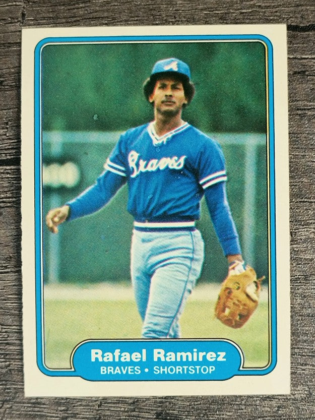1982 Fleer #447 Rafael Ramirez