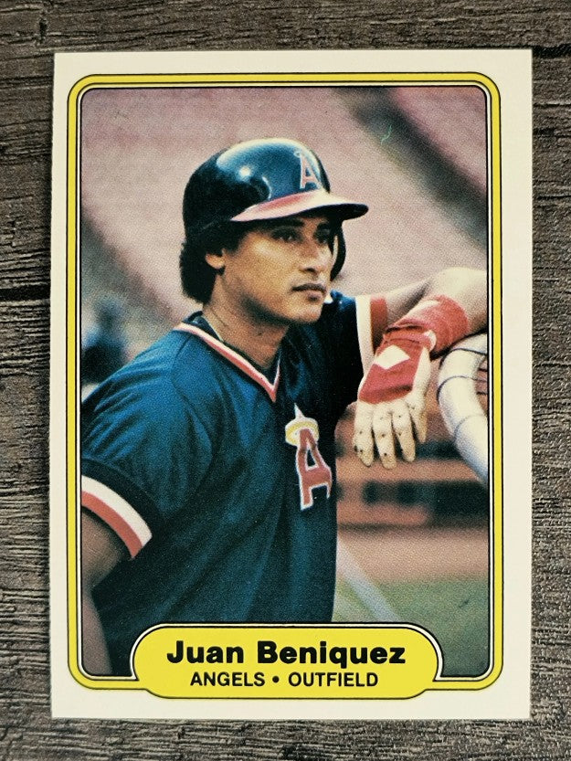 1982 Fleer #452 Juan Beniquez
