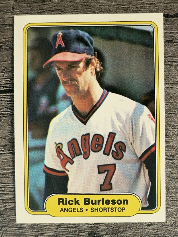 1982 Fleer #453 Rick Burleson