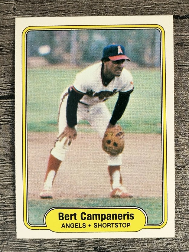1982 Fleer #454 Bert Campaneris