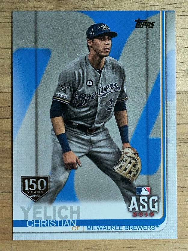 2019 Topps Update 150th Anniversary #US185 Christian Yelich AS
