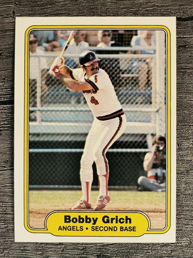 1982 Fleer #461 Bobby Grich