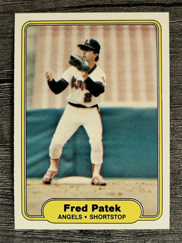 1982 Fleer #471 Fred Patek
