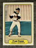 1982 Fleer #471 Fred Patek