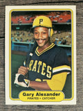 1982 Fleer #475 Gary Alexander