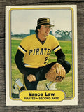 1982 Fleer #484 Vance Law
