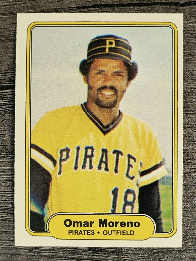 1982 Fleer #487 Omar Moreno