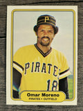 1982 Fleer #487 Omar Moreno