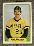 1982 Fleer #493 Rick Rhoden