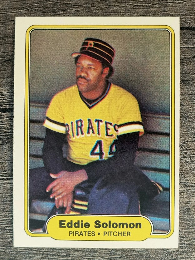 1982 Fleer #498 Eddie Solomon