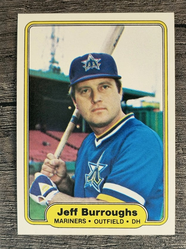 1982 Fleer #506 Jeff Burroughs