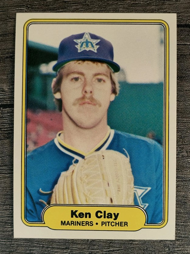 1982 Fleer #508 Ken Clay