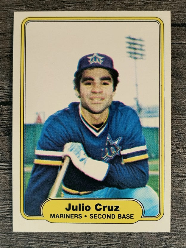 1982 Fleer #509 Julio Cruz