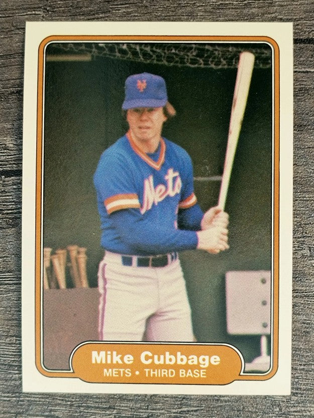 1982 Fleer #523 Mike Cubbage