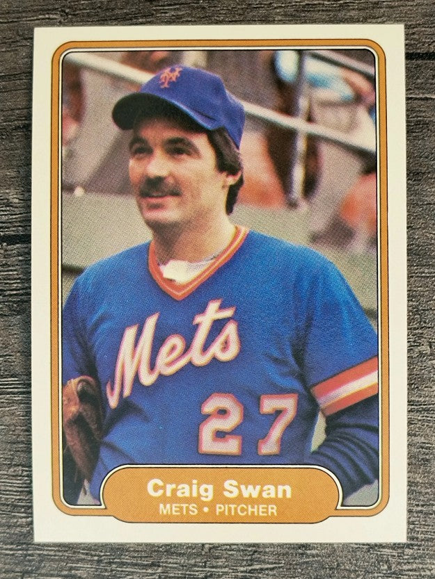 1982 Fleer #538 Craig Swan