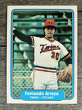 1982 Fleer #546 Fernando Arroyo