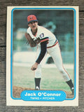 1982 Fleer #557 Jack O'Connor