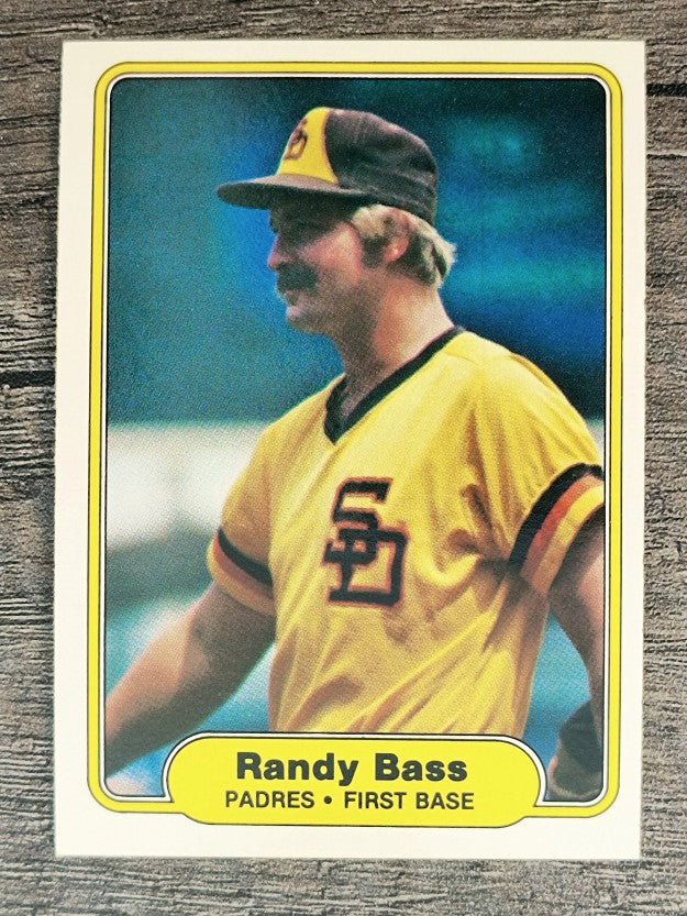 1982 Fleer #566 Randy Bass