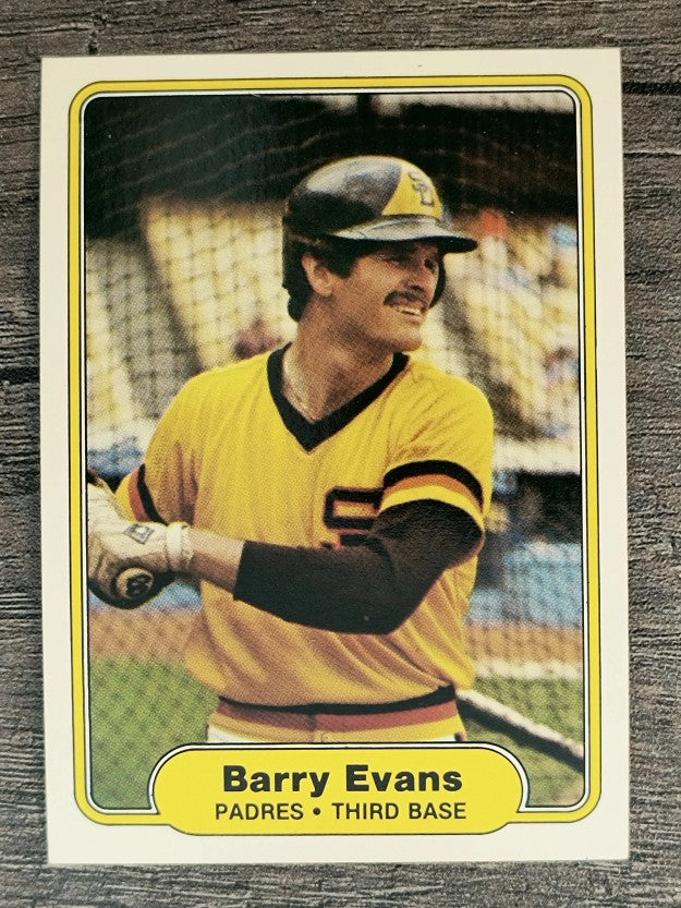 1982 Fleer #571 Barry Evans