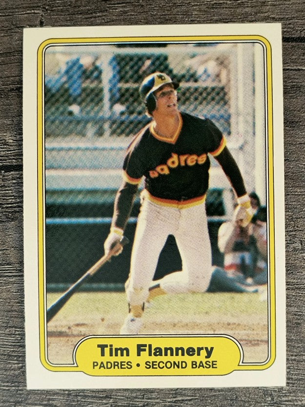 1982 Fleer #572 Tim Flannery