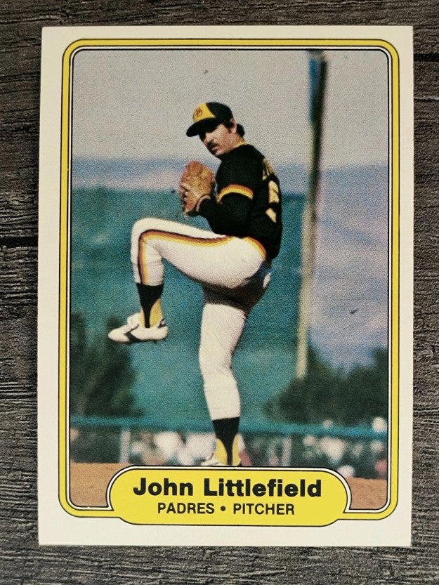 1982 Fleer #576B John Littlefield COR/Right handed