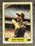 1982 Fleer #581 Luis Salazar