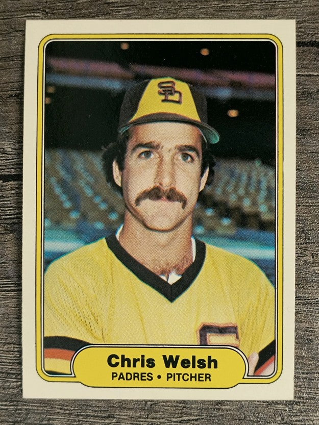 1982 Fleer #584 Chris Welsh