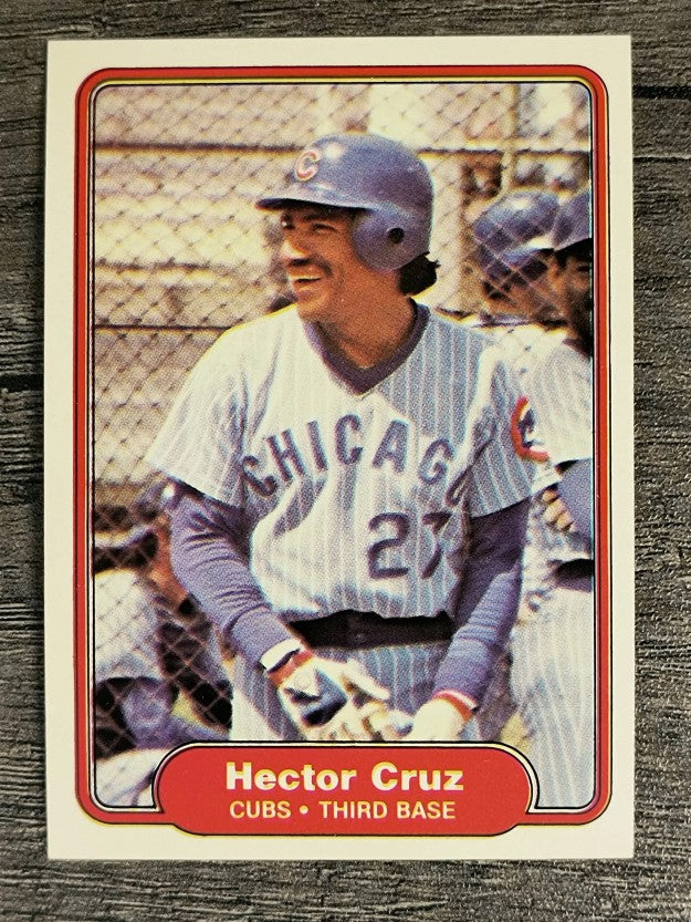 1982 Fleer #591 Hector Cruz