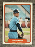 1982 Fleer #592 Jody Davis RC