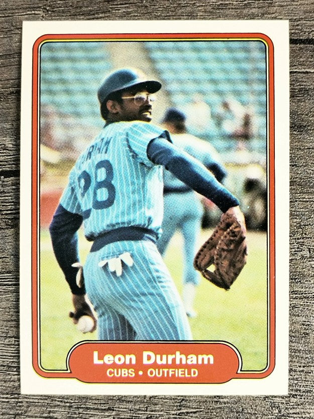 1982 Fleer #595 Leon Durham