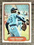 1982 Fleer #595 Leon Durham