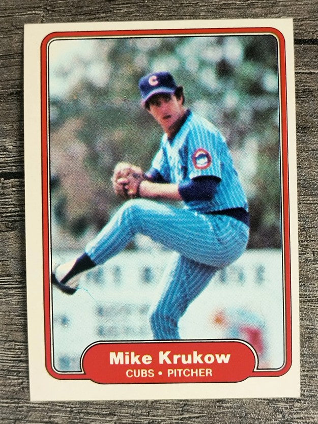 1982 Fleer #598 Mike Krukow
