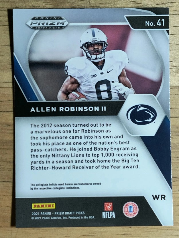 2021 Panini Prizm Draft Picks #41 Allen Robinson II