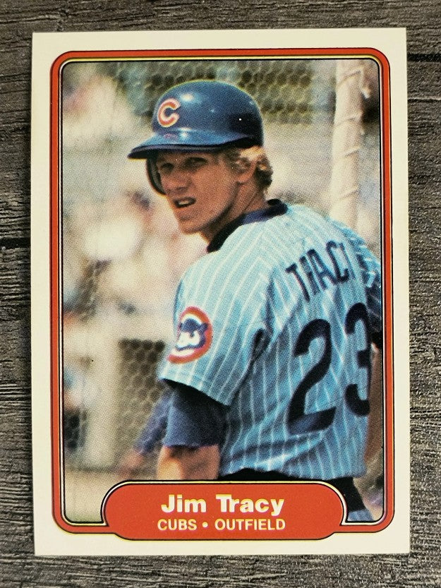 1982 Fleer #605 Jim Tracy
