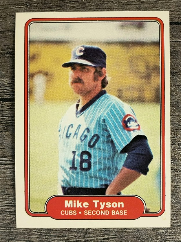 1982 Fleer #606 Mike Tyson