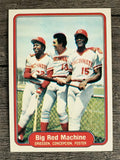 1982 Fleer #630 Dan Driessen/Dave Concepcion/George Foster