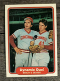 1982 Fleer #634 Johnny Bench/Tom Seaver