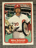 1982 Fleer #637 Mike Schmidt/Home Run King