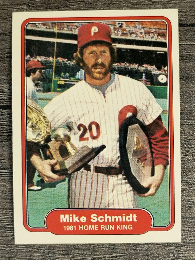 1982 Fleer #637 Mike Schmidt/Home Run King
