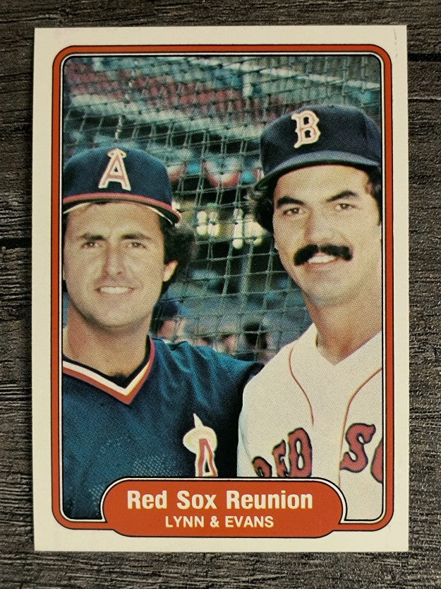 1982 Fleer #642 Fred Lynn/Dwight Evans