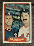 1982 Fleer #642 Fred Lynn/Dwight Evans