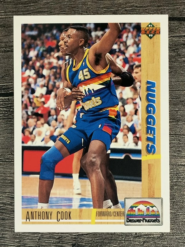 1991-92 Upper Deck #203 Anthony Cook