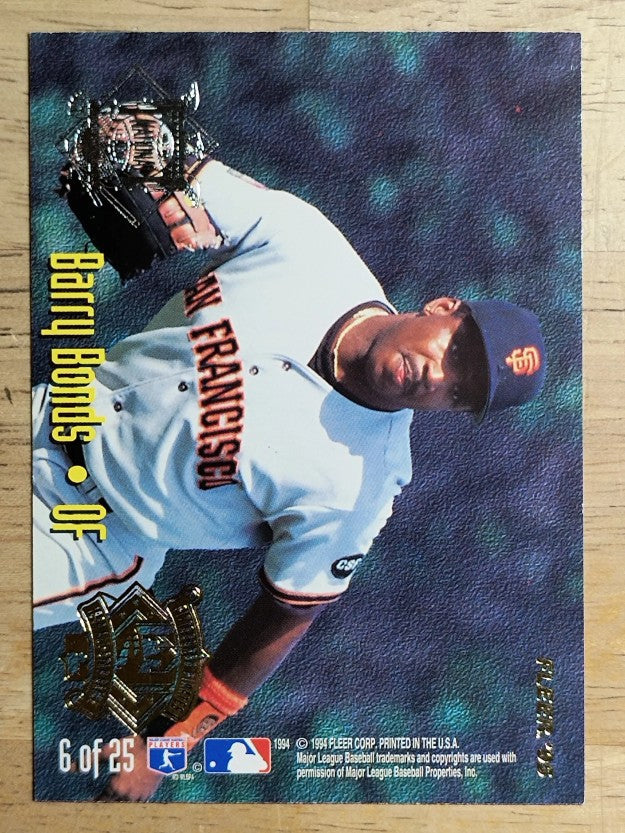 1995 Fleer All-Stars #6 Barry Bonds/Joe Carter