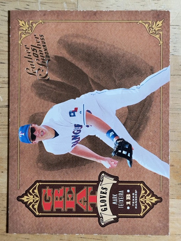 2005 Leather and Lumber Great Gloves #5 Mark Teixeira